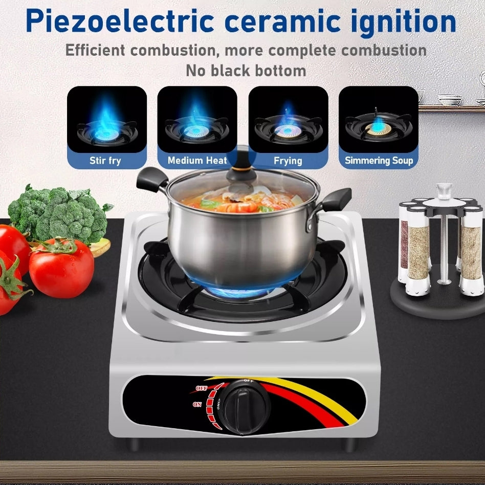 Aragaz portabil pentru camping Craft Tec MX138 inox 1 arzator