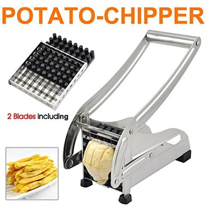 APARAT DIN INOX POTATO CHIPPER PENTRU FELIAT CARTOFI, ARGINTIU