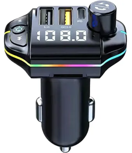 Modulator Fm auto Rgb ZTB-A10 - 20W Negru
