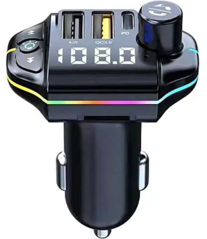 Modulator Fm auto Rgb ZTB-A10 - 20W Negru