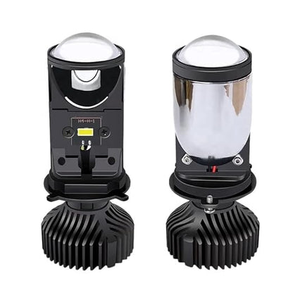 Set 2 Lampi H4 Led Y6 cu doua faze putere 90W temperatura 5500K