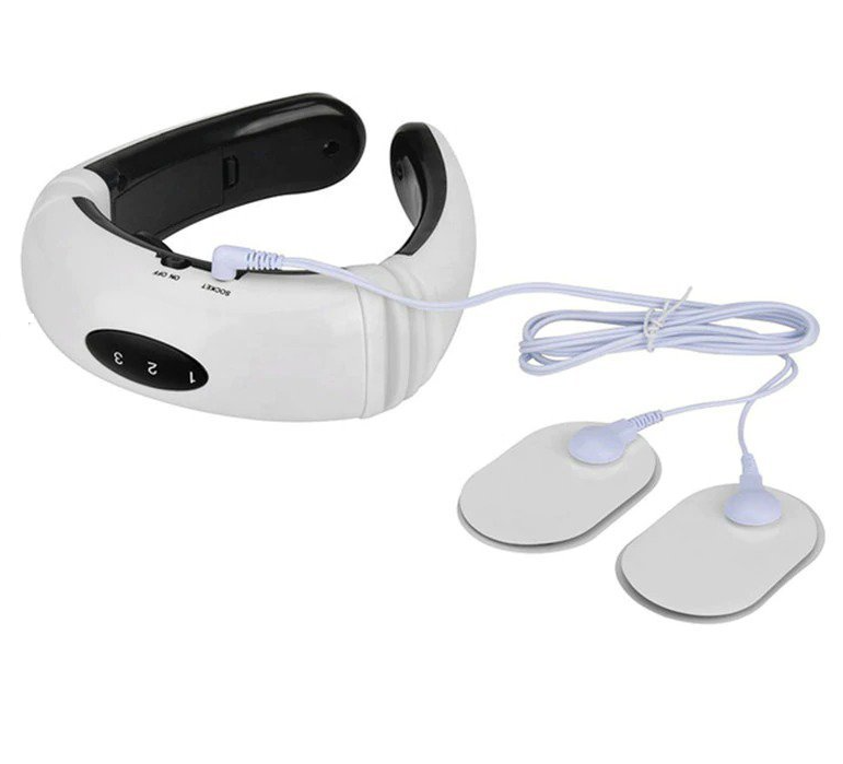 Aparat terapeutic pentru electrostimulare cervicala cu 2 electrozi