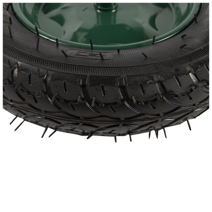 Roata verde 350-8 pentru ax mic (camera)