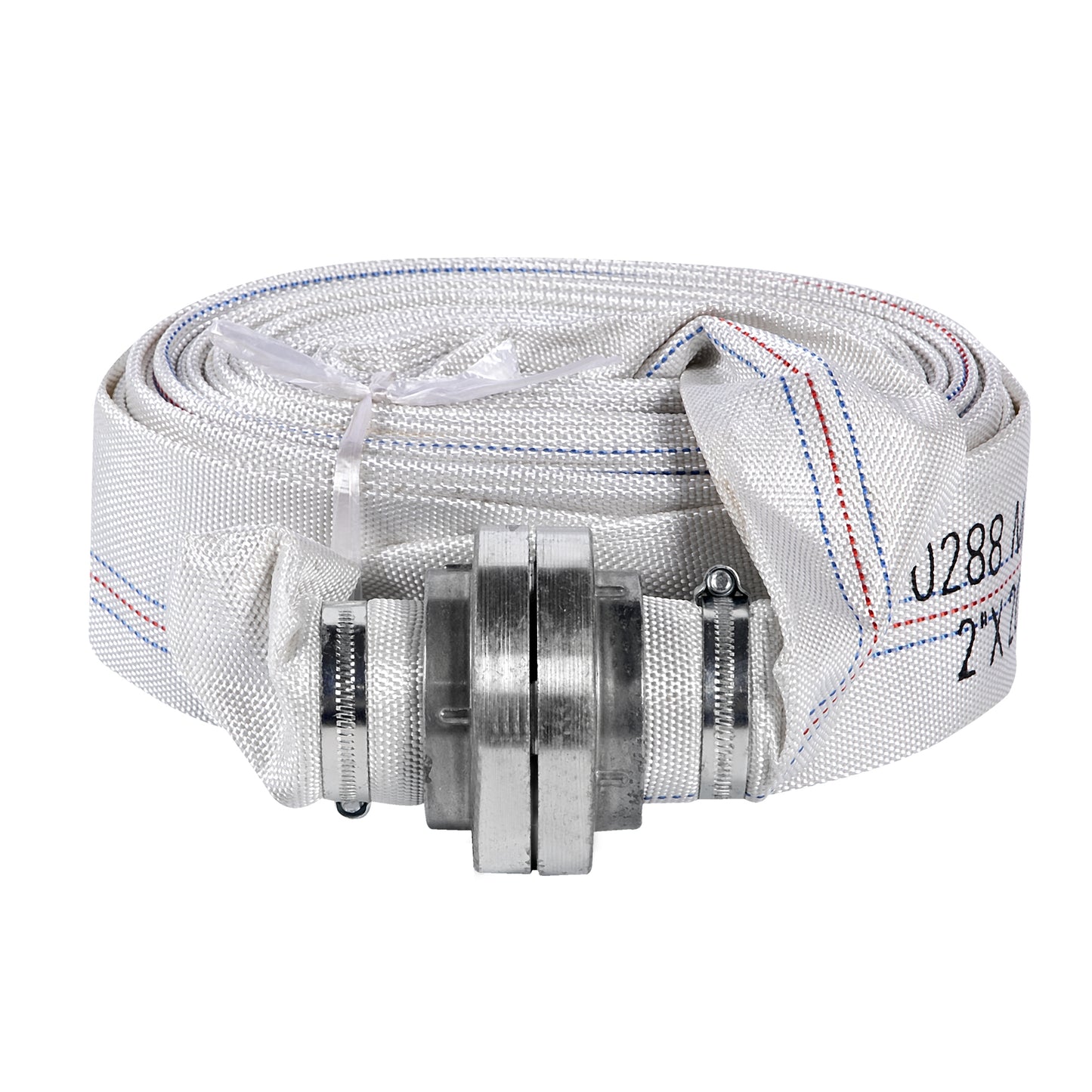 Furtunul de pompier 2'' 20 m, 8 bari, alb, cu cuple MX452