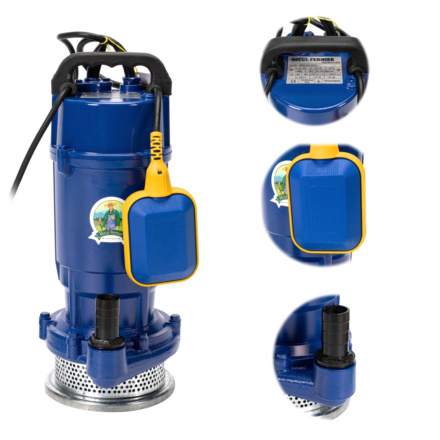Pompa apa submersibila 20m 0,55kW