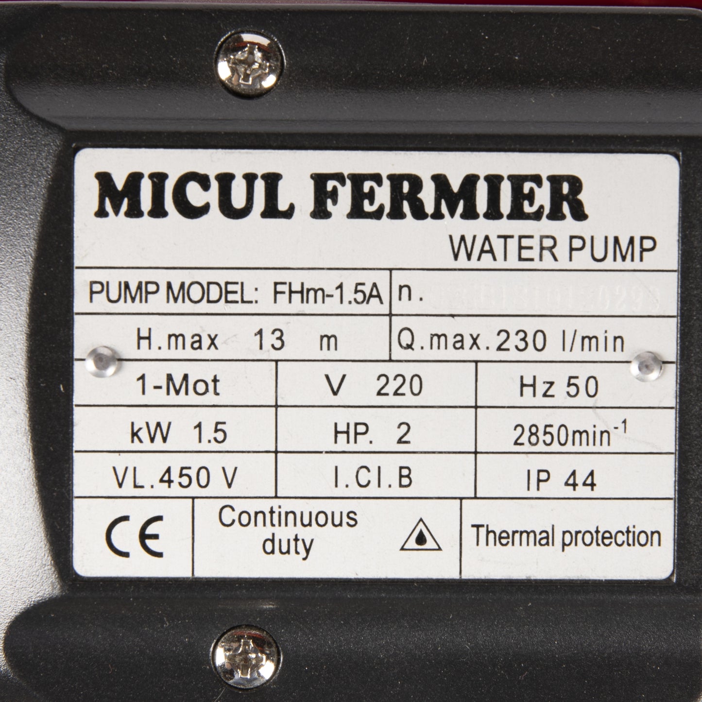Pompa apa de suprafata FHM-1.5"A
