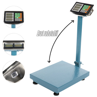 Cantar electronic 300Kg afisaj dublu brat