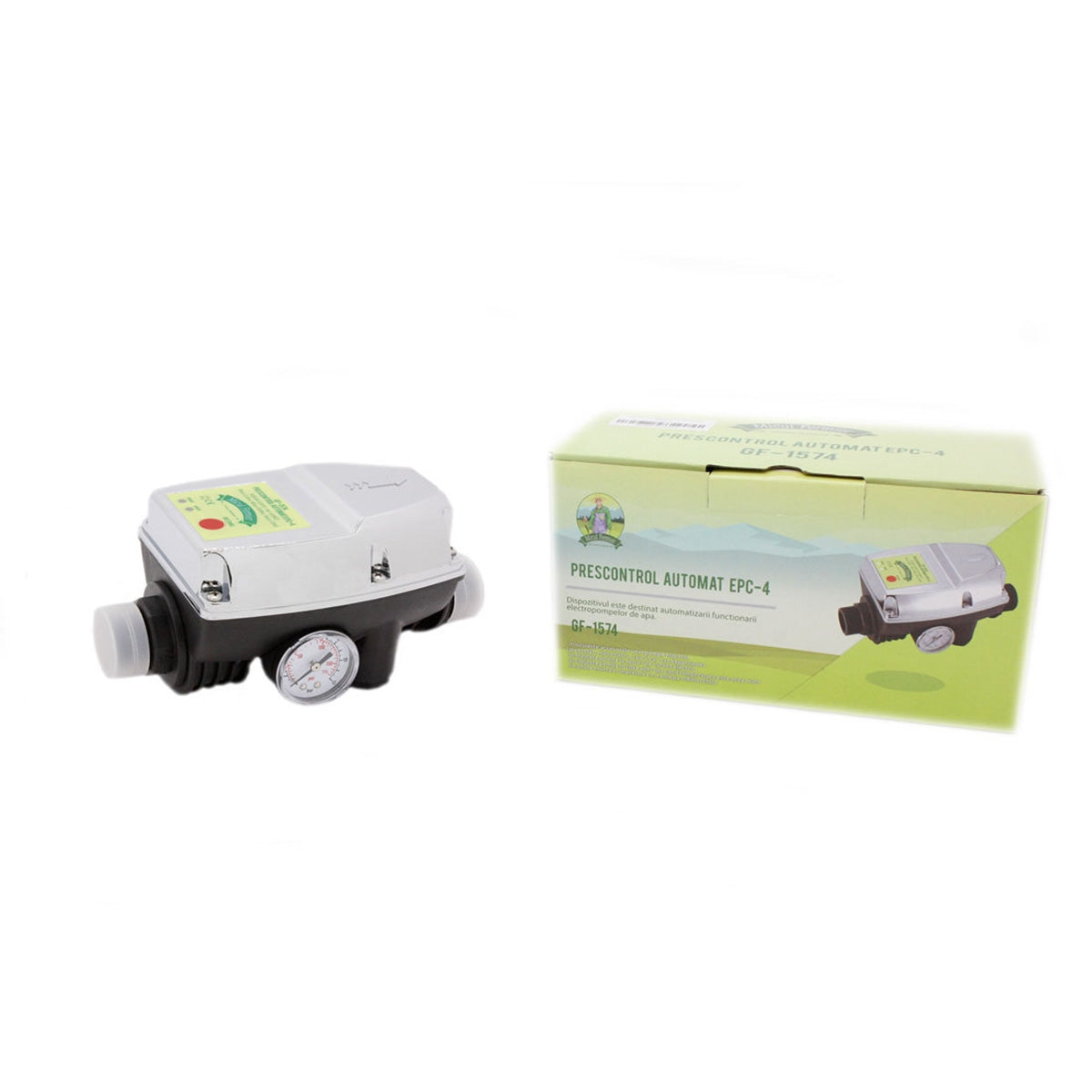 Prescontrol automat racord 1" presiune maxima 10bar, cu manometru