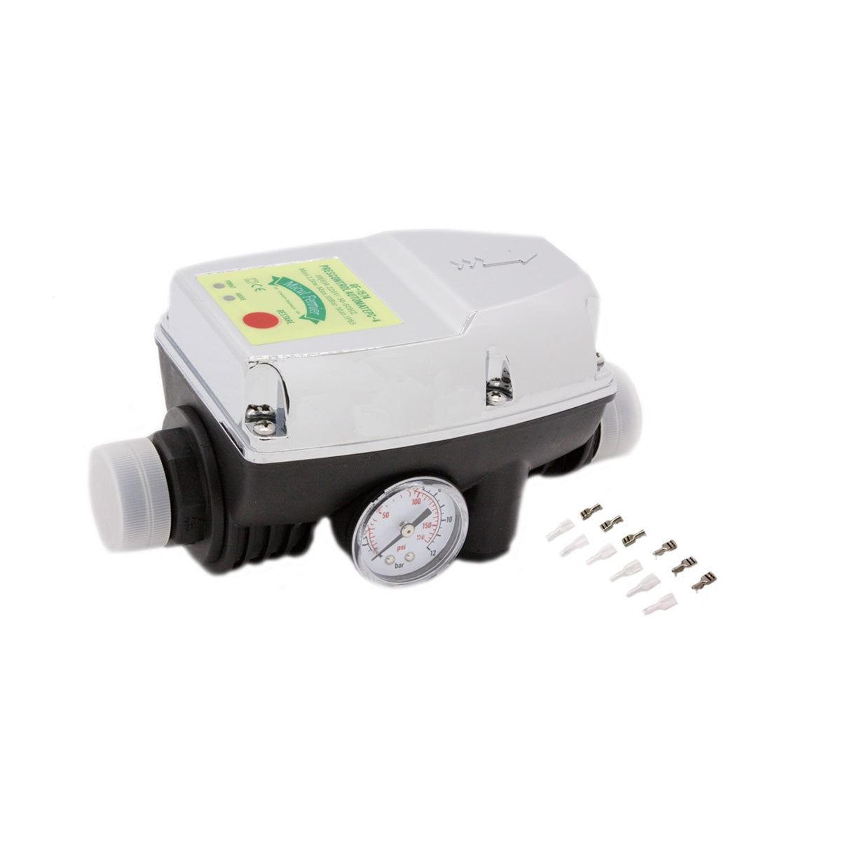 Prescontrol automat racord 1" presiune maxima 10bar, cu manometru
