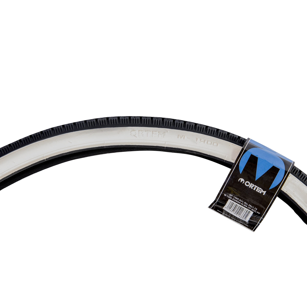 Anvelopa bicicleta 28x1.75 M-1400 BANDA ALBA (47-622) PP