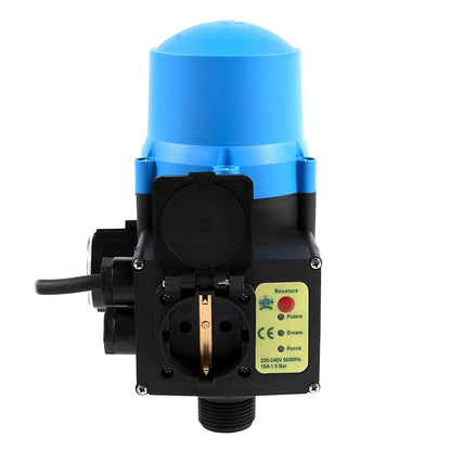 Prescontrol automat racord 1" presiune maxima 10bar, cablu alimentare, priza, cu manometru