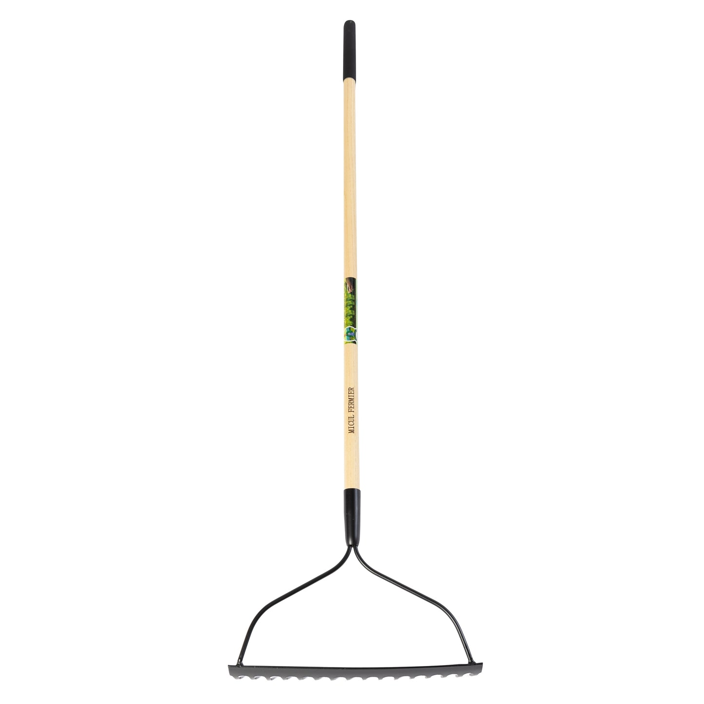 Grebla 16 dinti, maner lemn, 1500mm