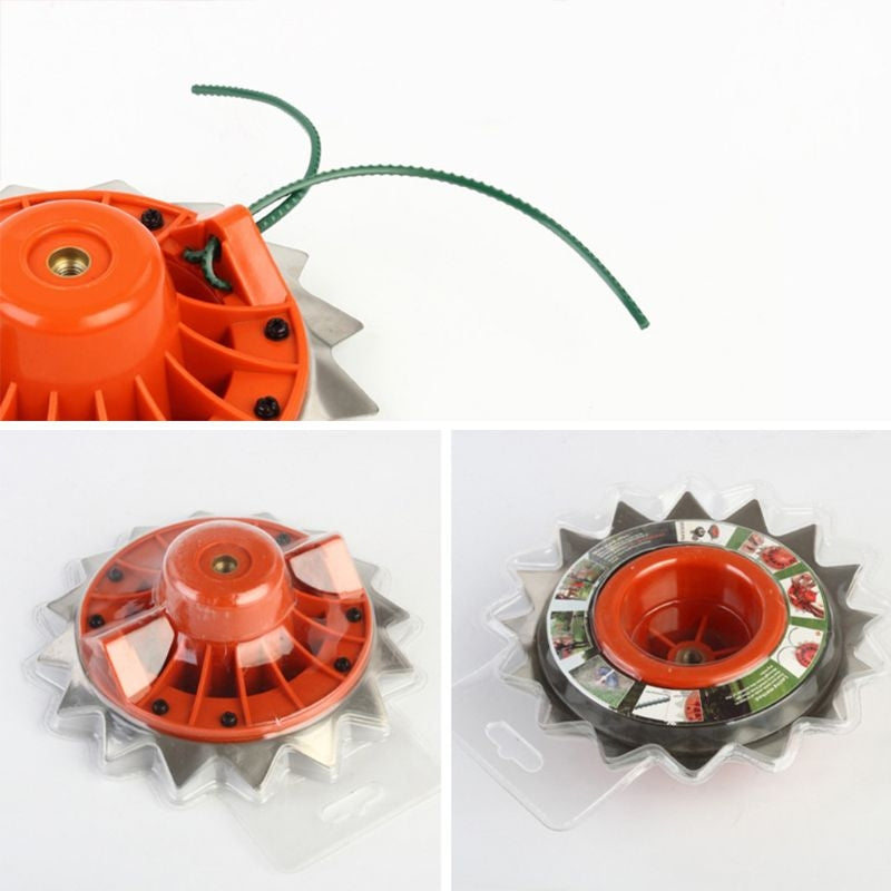 Disc motocoasa 2 in 1 MX220 cu fir trimmer si margine zimtata