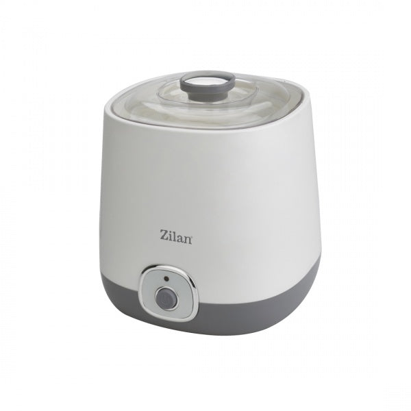 Aparat pentru facut iaurt, Zilan Alb indicator luminos, capacitate 1L
