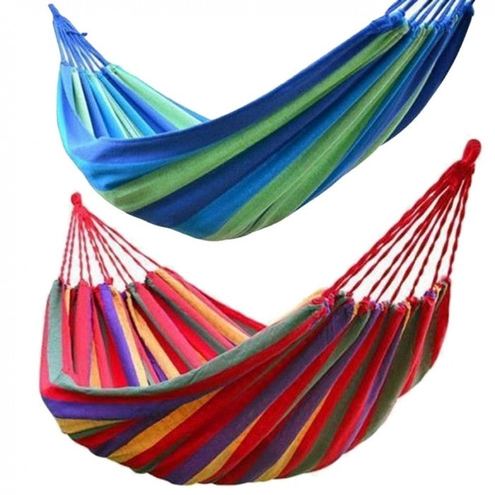 Hamac multicolor, ideal pentru gradina ta SUNSMILE