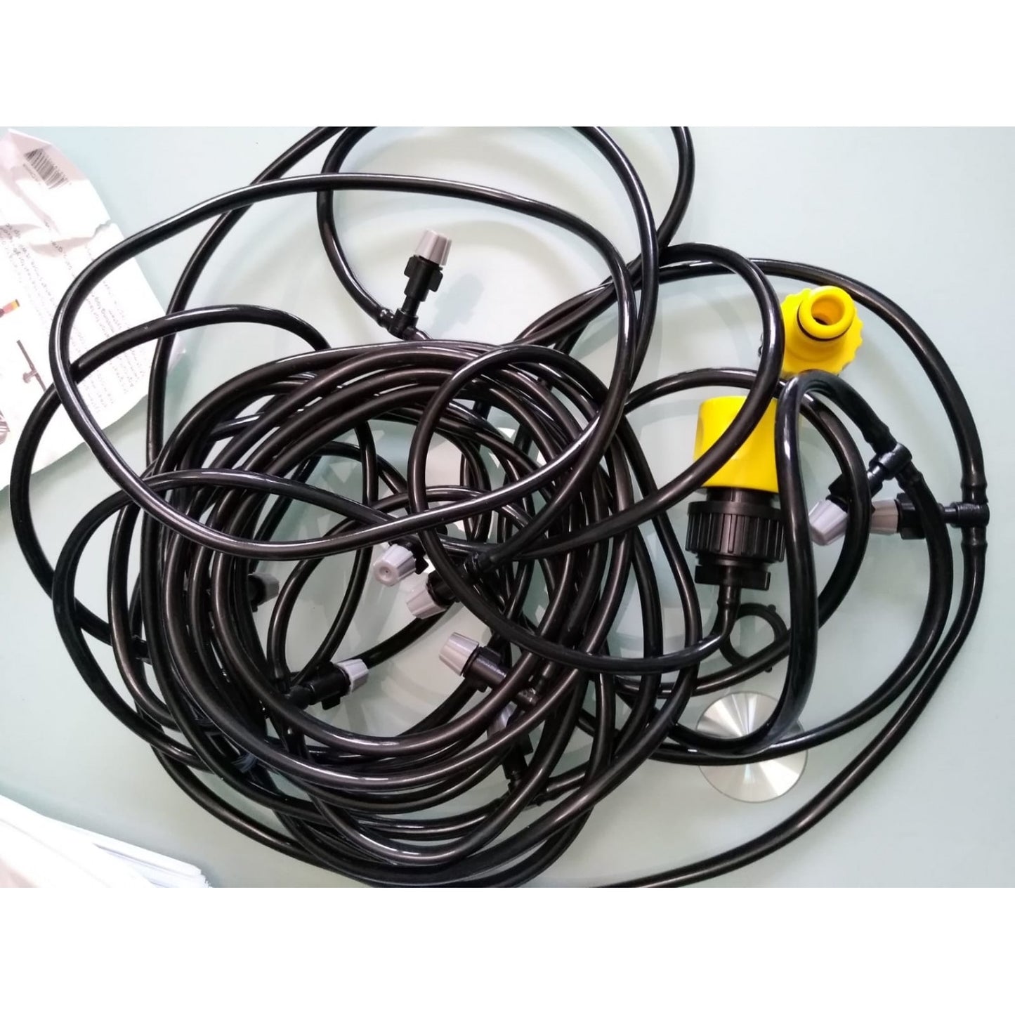Kit pentru racit terasa, cu vapori de apa si furtun