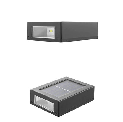 SET 2 LAMPI SOLARE DE EXTERIOR, LED CU ILUMINARE DUBLA