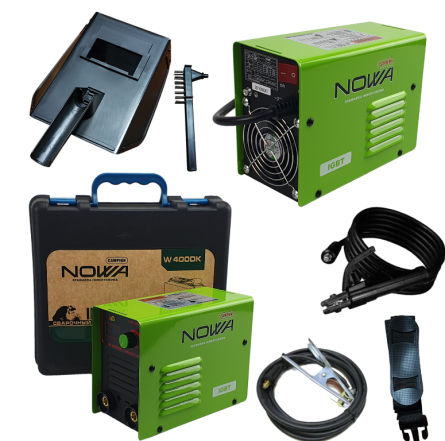 Invertor pentru sudura cu afisaj digital W400DK in valiza NOWA