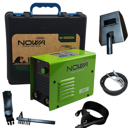 Invertor pentru sudura cu afisaj digital W400DK in valiza NOWA