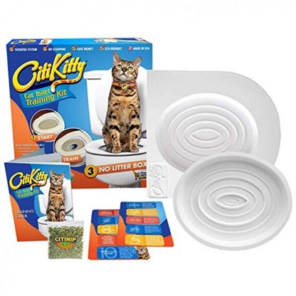 KIT PENTRU EDUCAREA PISICILOR LA TOALETA