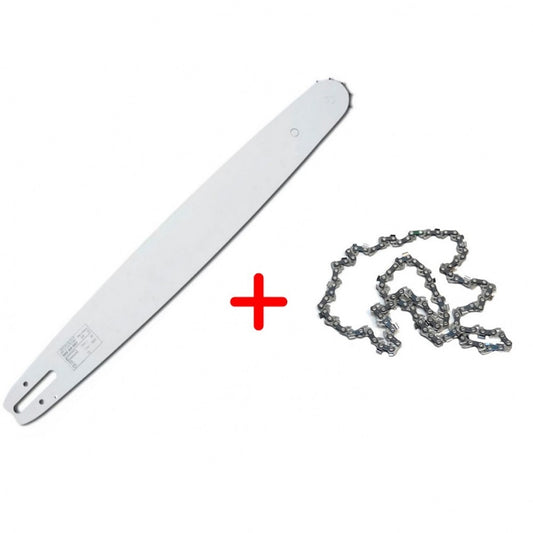 Set lama 35 cm si lant 50 dinti pas 3/8 pentru drujba