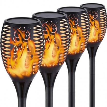 Lampa solara cu efect de flacara pentru gradina sau casa