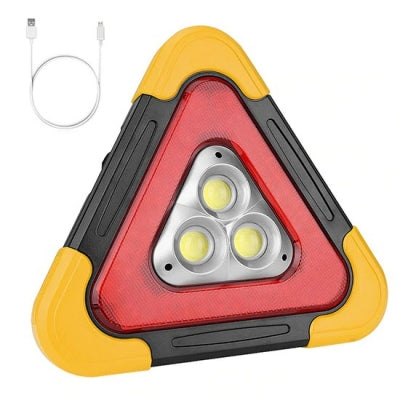 Lampa Triunghi Semnalizare 3 led COB cu lupa