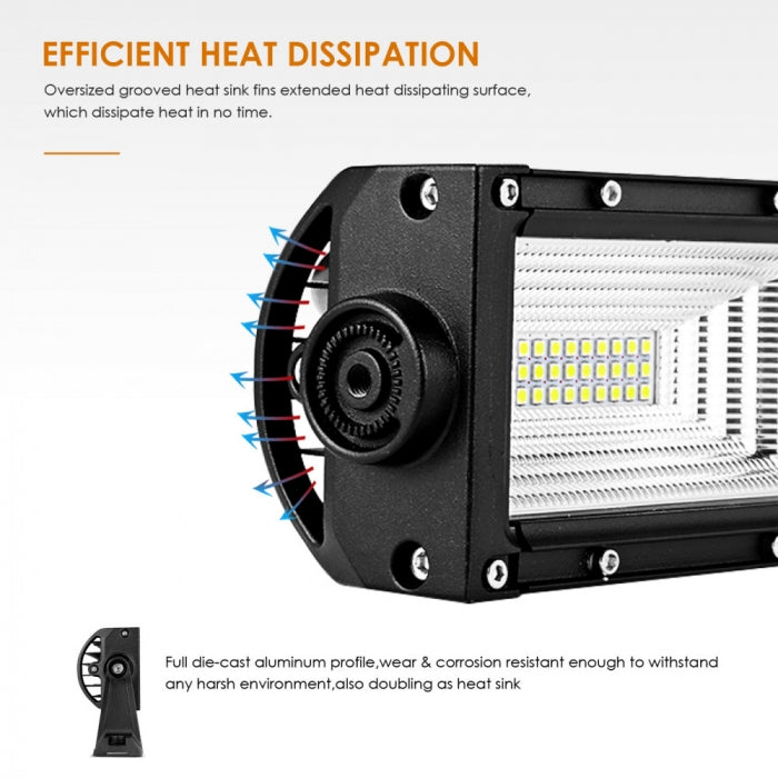 LED Bar Auto 135 LED 405W Proiector Ajustabil 80 cm