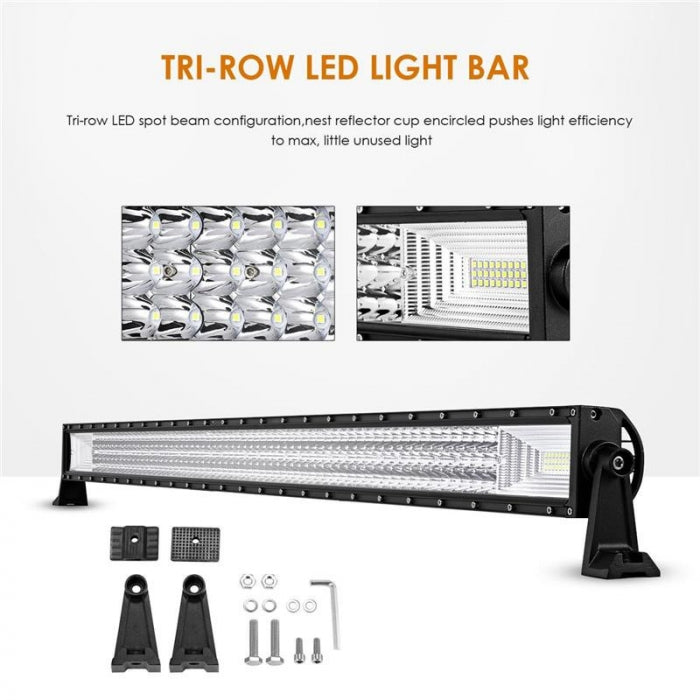 LED Bar Auto 135 LED 405W Proiector Ajustabil 80 cm