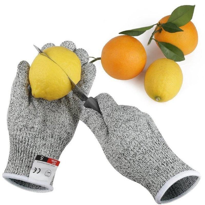 Manusi protectie anti-taiere, spandex, fibra de sticla, nivel anti-taiere 5, unisex, marime universala