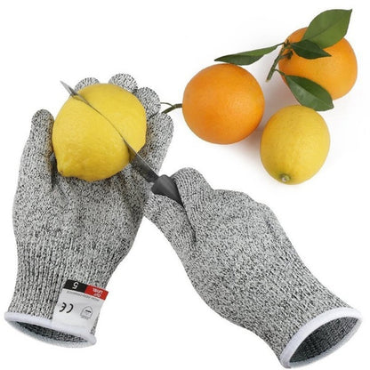 Manusi protectie anti-taiere, spandex, fibra de sticla, nivel anti-taiere 5, unisex, marime universala