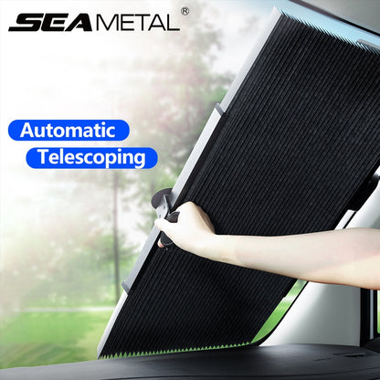COPERTINA PARASOLAR AUTO IMPOTRIVA RAZELOR UV, FIXARE PRIN VENTUZE