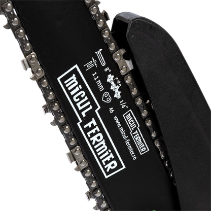 Mini drujba 20V, cu doua lame 6'' si 8'', doua lanturi