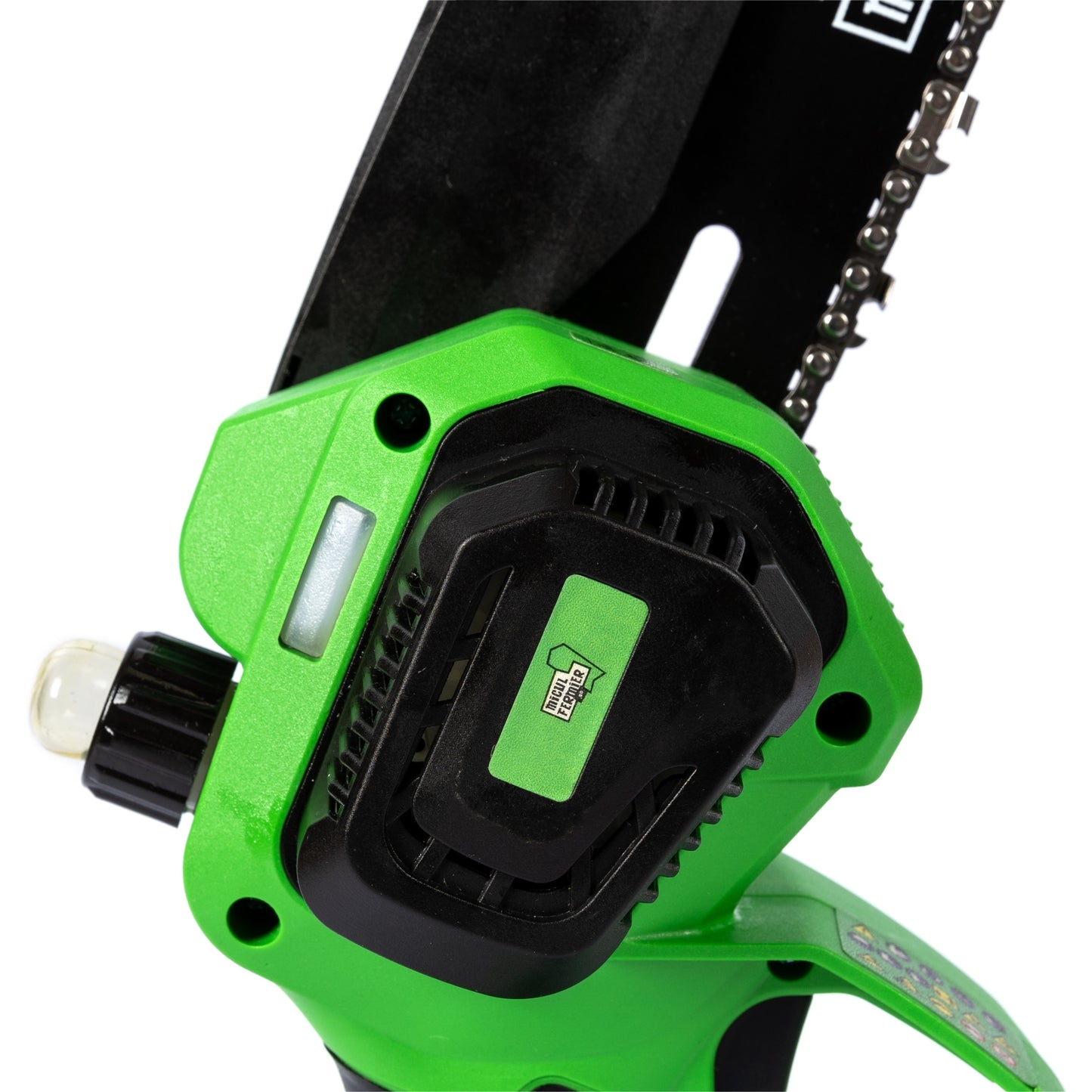 Mini drujba 20V, cu doua lame 6'' si 8'', doua lanturi