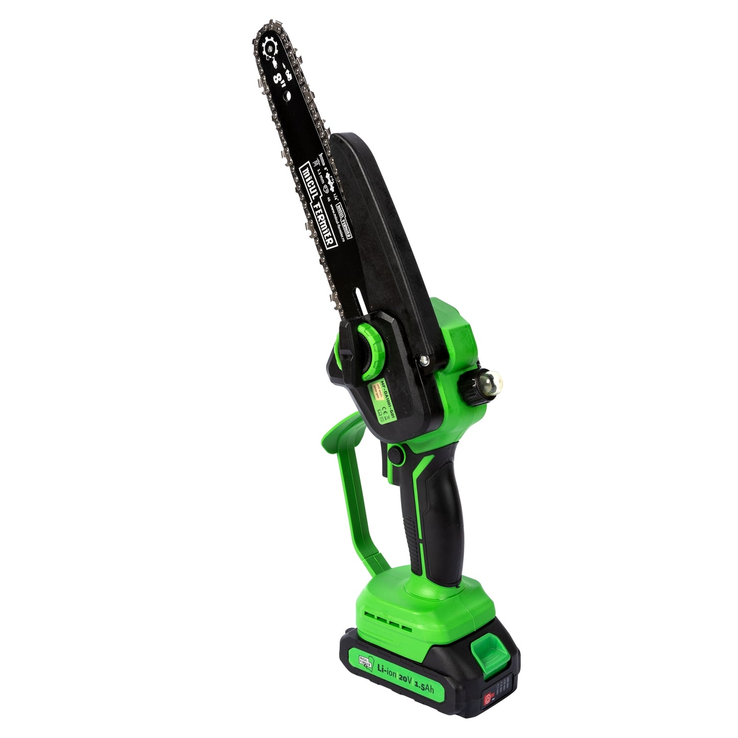 Mini drujba 20V, cu doua lame 6'' si 8'', doua lanturi