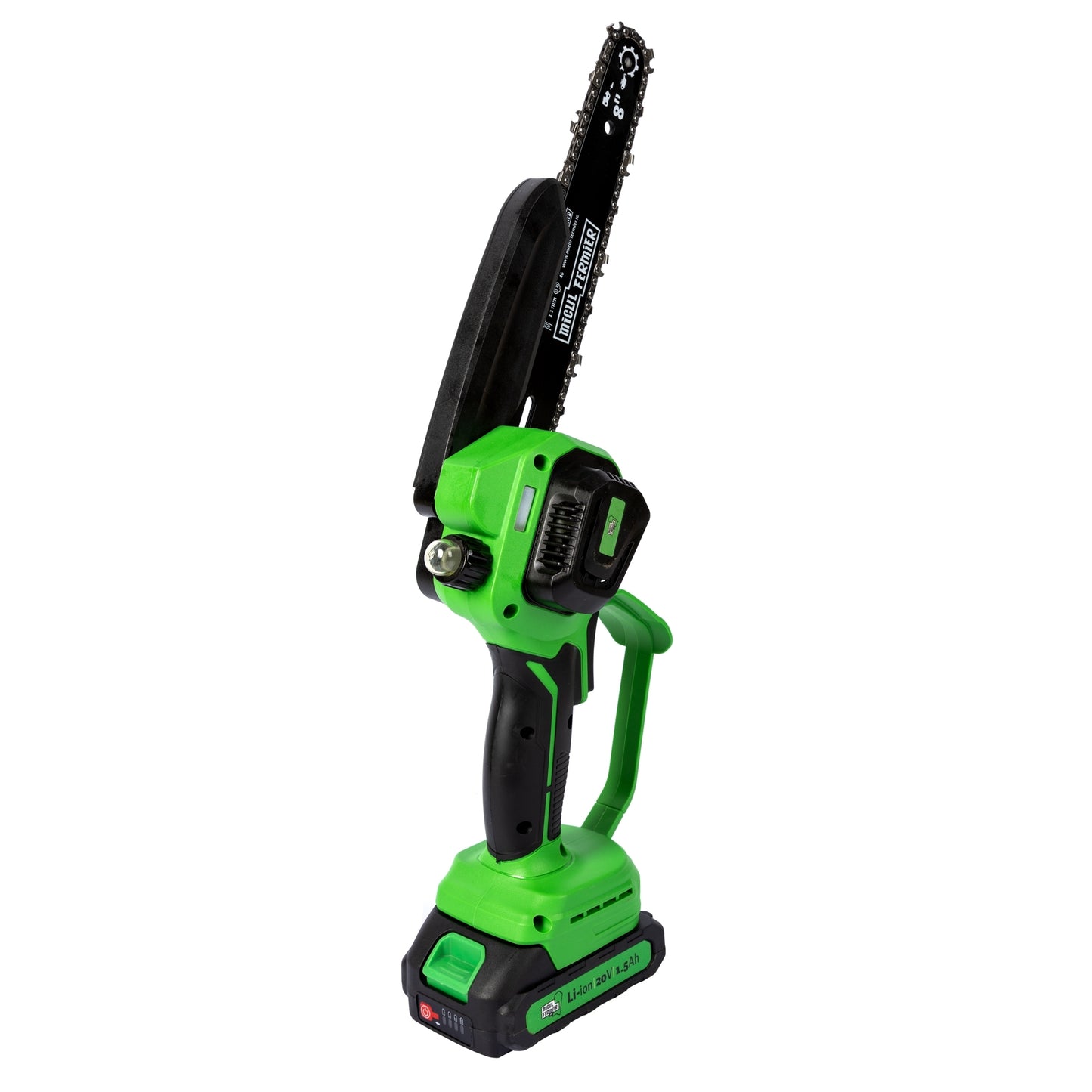 Mini drujba 20V, cu doua lame 6'' si 8'', doua lanturi