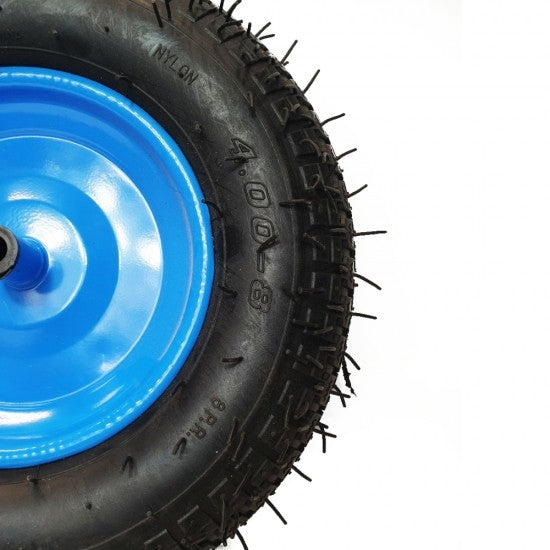 Roata roaba 400-8 pentru ax SUBTIRE 16'' Albastra MX274