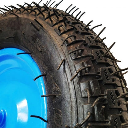 Roata roaba 400-8 pentru ax SUBTIRE 16'' Albastra MX274