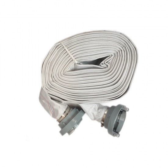 Furtunul de pompier 2'' 20 m, 8 bari, alb, cu cuple MX452