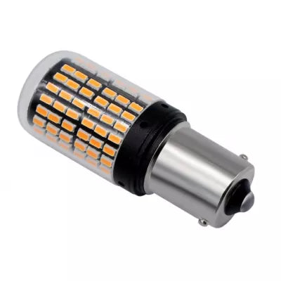 Set 2 Becuri LED GALBEN cu anulator P21W (Pozitii)