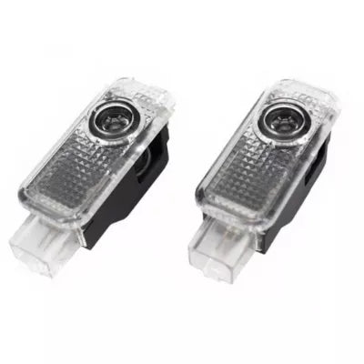 Set 2 Holograme LED cu LOGO AUDI pentru Portiere