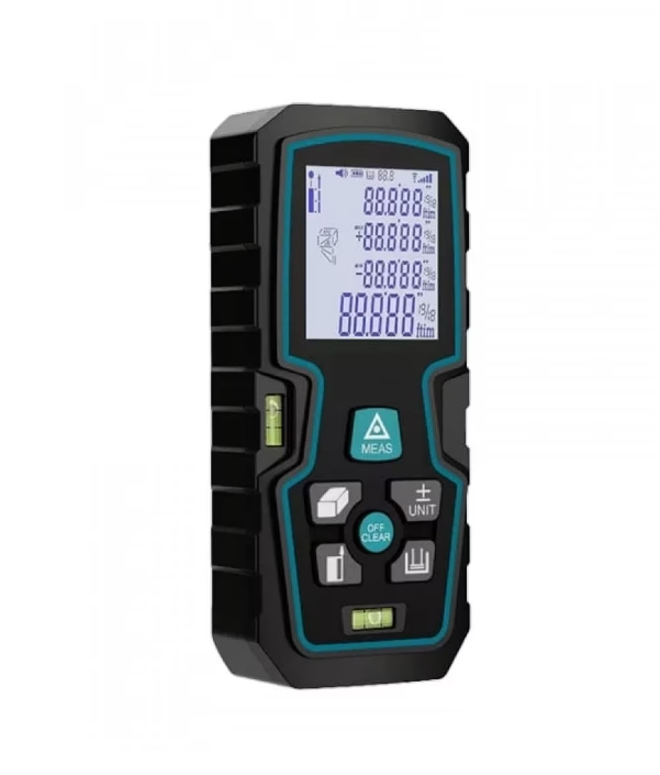 Ruleta digitala multifunctionala cu laser Andowl Q CS11 nivelmetru arie volum acumulator afisaj digital 120m