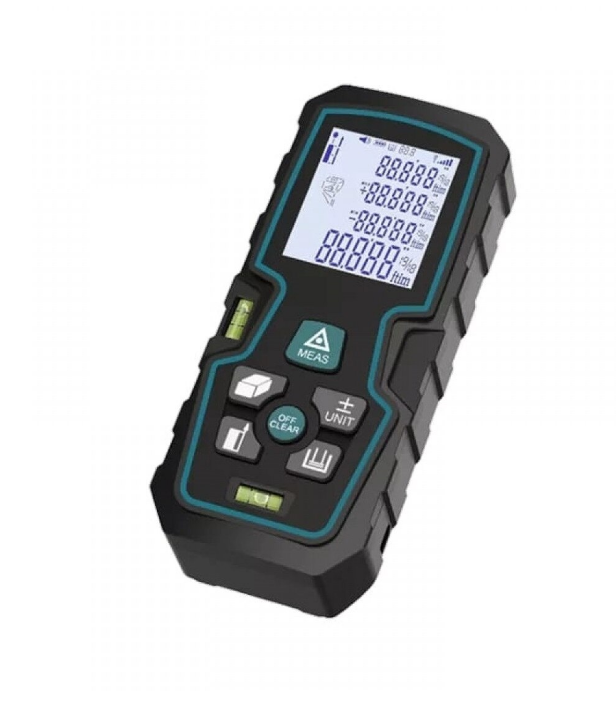 Ruleta digitala multifunctionala cu laser Andowl Q CS11 nivelmetru arie volum acumulator afisaj digital 120m