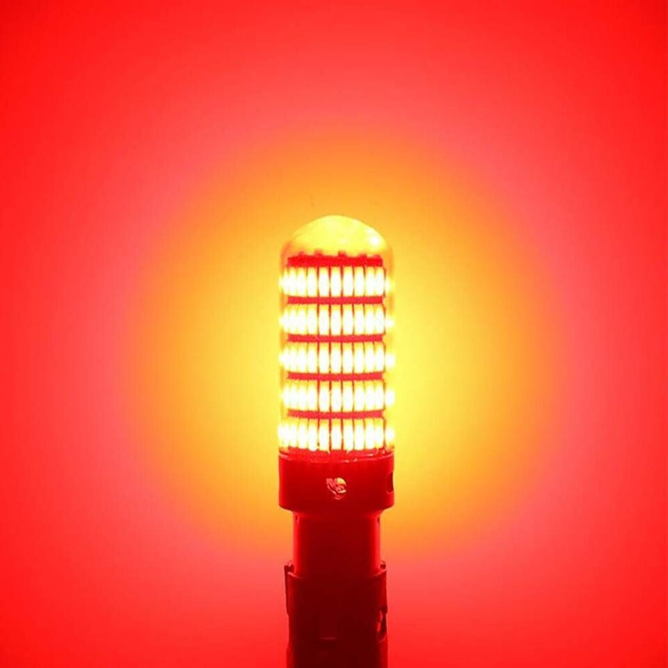 Set 2 Becuri LED ROSU cu anulator (Stop Frana)