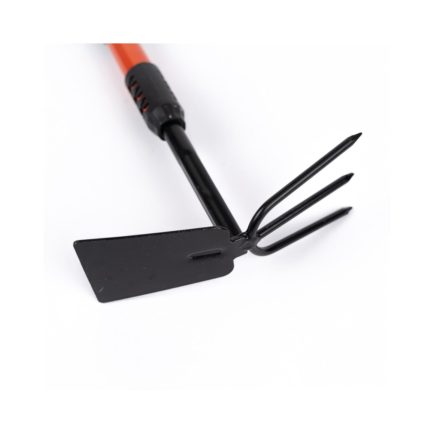 Sapaliga cu cap dublu, lama si 3 colti, fier forjat vopsit, maner ergonomic