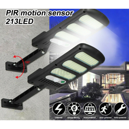 SET 2 LAMPI SOLARE CU PANOU SOLAR, SENZOR DE MISCARE SI LUMINA