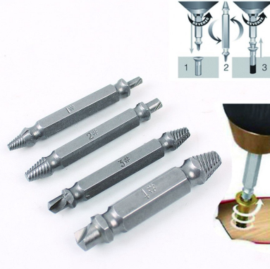 Set 4 burghie bormasina extractoare