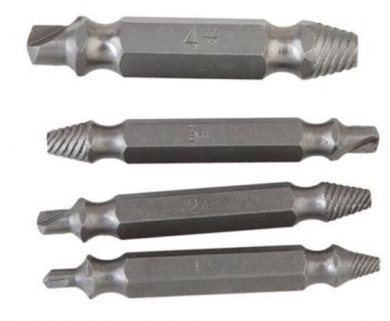Set 4 burghie bormasina extractoare