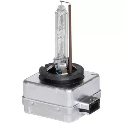 Set 2 becuri Xenon D1S White auto pentru far, suport metalic, 35W, 6000K