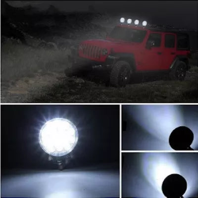 Proiector LED ROTUND 9 led 27W
